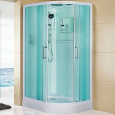 Душевая кабина 115x85x210 Esbano (ESKL115CRL) белый, акрил, Поддон низкий