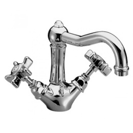Фото Смеситель для раковины Nicolazzi Dames Anglaises 1432CR18 с донным клапаном