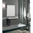 EBAN Paola Комплект мебели 81 см с раковиной SLIM и зеркалом Цвет: GRIDGIO ARDESIA