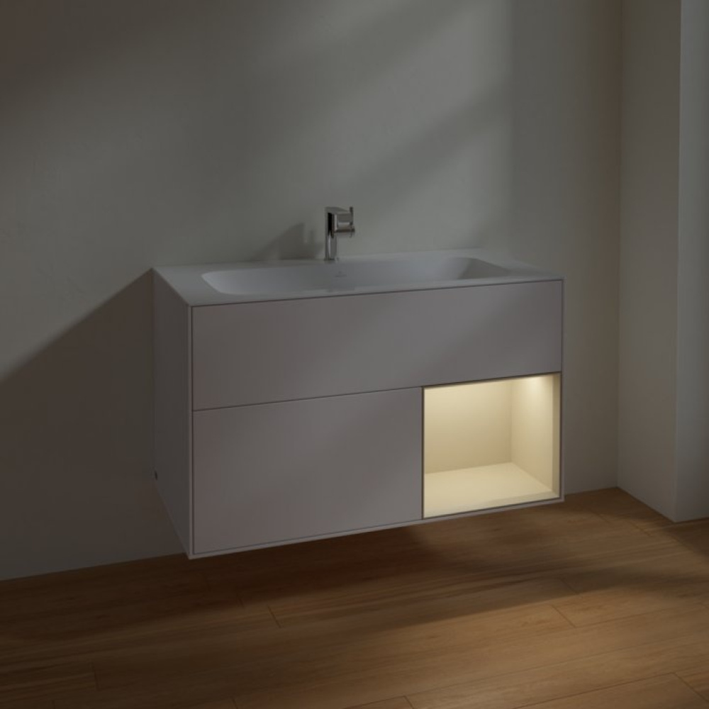 Villeroy Boch Finion F040HHMT Тумба под раковину 996х498 мм (sand matt/white matt)
