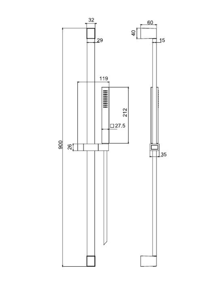 Душевой гарнитур Fima Carlo Frattini (F2443CR) хром