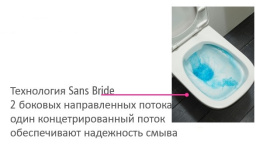 Унитаз Jacob Delafon Elite EDX112-00, подвесной, безободковый, с крышкой-сиденьем