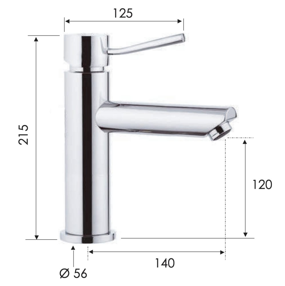 Фото Смеситель для раковины Remer Minimal N11A