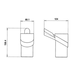 Фото Подстаканник Paini Morgana 73CR041VR хром