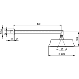Фото Верхний душ Cisal Cherie DS0136007E
