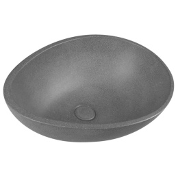 Sapho Punc BH7001 Раковина-чаша PUNC из искусственного камня, со сливом, черный гранит