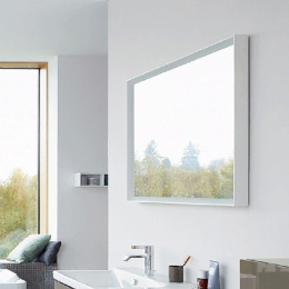 Зеркало с подсветкой Duravit L-Cube LC738100000, белый