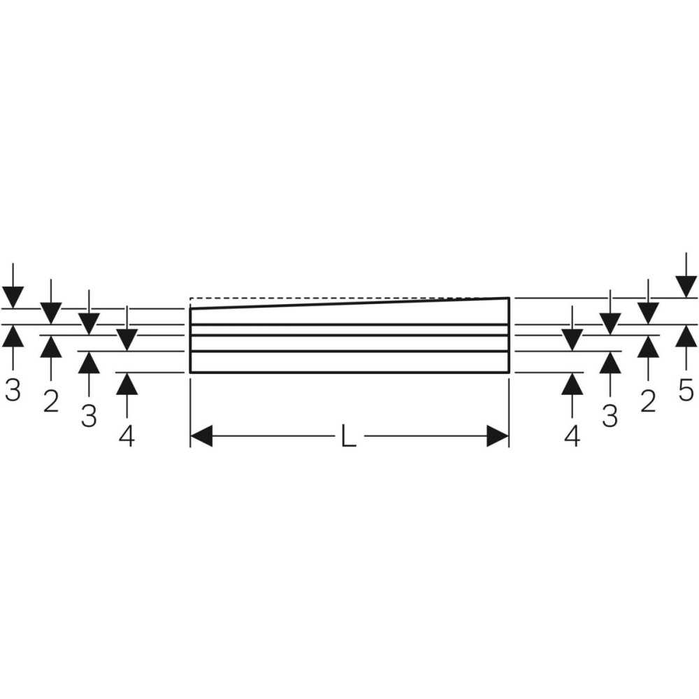 Душевая панель под кафель Geberit (154.252.00.1)