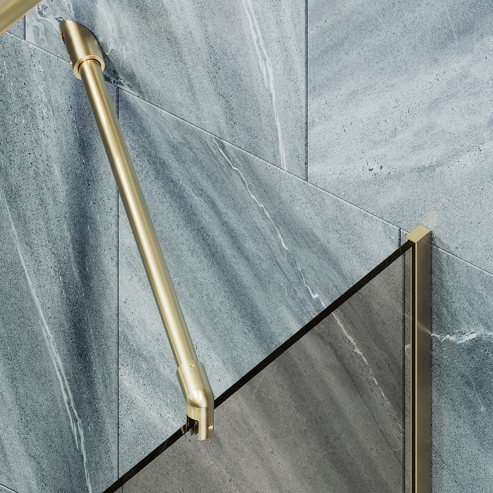 Фото Шторка на ванну Maybah Glass MGV-69-3у в узком профиле
