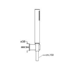Душевой гарнитур Cristina Rubinetterie (PD65028)