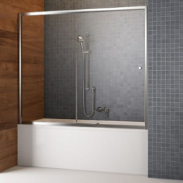 Шторка на ванну Radaway Vesta DWJ 180 профиль Хром стекло Фабрик 12510-01-06