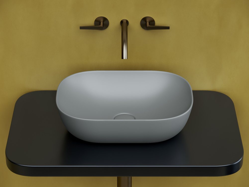 Фото Накладная раковина Ceramicanova Element 45 CN6009MH прямоугольная