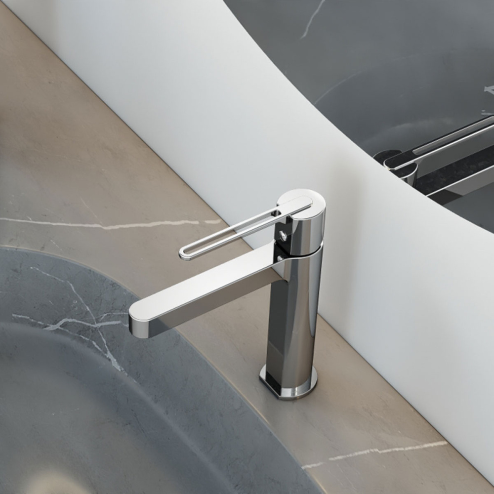 Фото Смеситель для раковины Vincea Rondo (VBF-1R1CH) хром