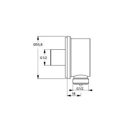 Фото Гигиенический душ с смесителем Ideal Standard B0040AA