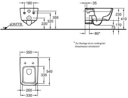 Инсталляция Geberit с безободковым унитазом Geberit IT! 201950000 Rimfree, сиденье микролифт, компле