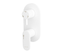 Смеситель скрытого монтажа WasserKRAFT Mindel 8571 для ванны и душа, цвет - белый