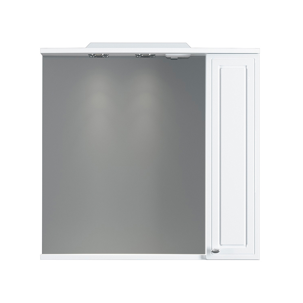 RedBlu by Damixa M41MPR0751WG Palace One, зеркало, частично зеркальный шкаф, правый, 75 см, с подсве