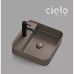 Ceramica CIELO Shui Comfort SHCOLAQF AN - Раковина для ванной комнаты 44*43 см, подвесная - накладна