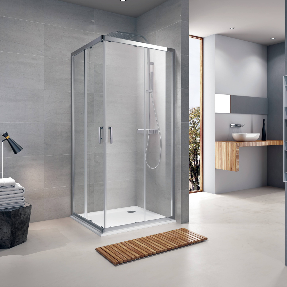 Душевой уголок Koller Pool Aqua Line 90X90 chrome, transparent (G90SC)