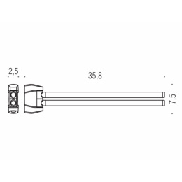 Полотенцедержатель Colombo Design Road B8012.CRQ