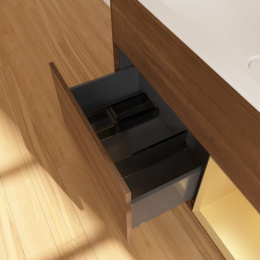 Villeroy Boch Finion G040HFGN Тумба под раковину 996х498 мм (gold matt/walnut veneer)