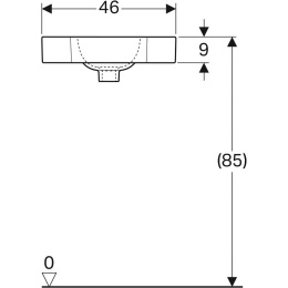Geberit iCon xs 124729000 Раковина, угловая