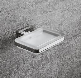 Фото Мыльница Colombo BasicQ B3701.CR-VAN металл - стекло