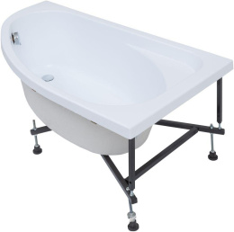 Акриловая ванна 140x80 R Aquanet Mia (00246887) Белый