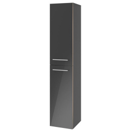 Фото Villeroy Boch Avento A89401B1 Шкаф пенал для ванной комнаты, петли справа (серое стекло)