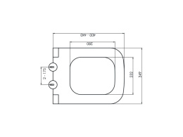Фото Крышка для унитаза Boheme (975-B)