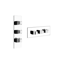 Фото Внешняя часть термостатического смесителя Gessi Mimi (43084#031) хром