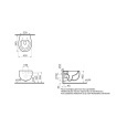 Подвесной унитаз VitrA Memoria (Мемория) 5885B403-0101 безободковый Rim-ex (Рим-экс) белый