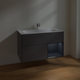Villeroy Boch Finion F040HGGK Тумба под раковину 996х498 мм (midnight blue matt/anthracite matt)
