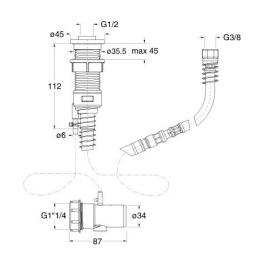 Cristina PD46751 Душевой шланг
