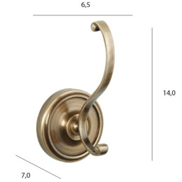 Крючок Tiffany World Bristol TWBR016gold, золото