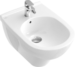 Villeroy & Boch O.Novo 546000R1 Биде подвесное на 1 отверстие, альпийский белый, CeramicPlus
