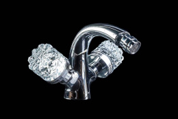 Фото Смеситель для биде Boheme Crystal (276-CRST) хром