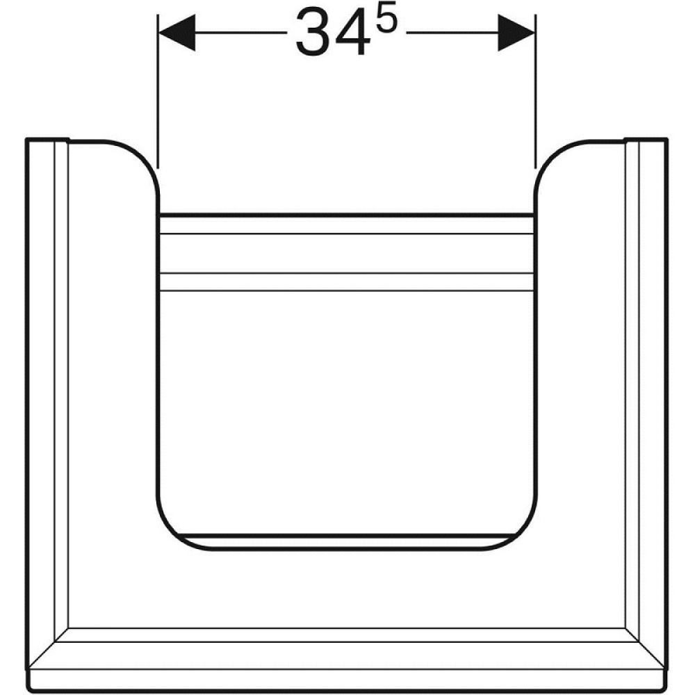 Geberit Citterio 500.556.JI.1 Тумба для раковины, с ящиками выдвижными