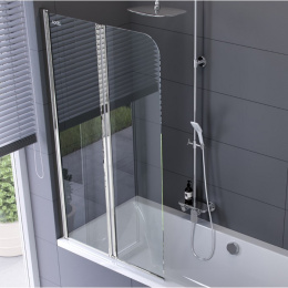 Excellent Fliper KAAX.1309.800.LE Шторка для ванны 80 см (хром) левая