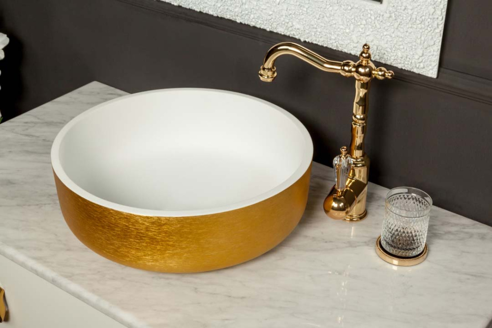 Фото Раковина Armadi Art (819-G) золото