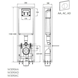 Ideal Standard W3090AA Инсталляция для унитаза