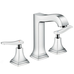 Смеситель для раковины на 3 отверстия 31331000 Hansgrohe Metropol Classic (хром)
