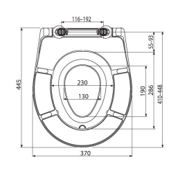 Сиденье для унитаза AlcaPlast A606