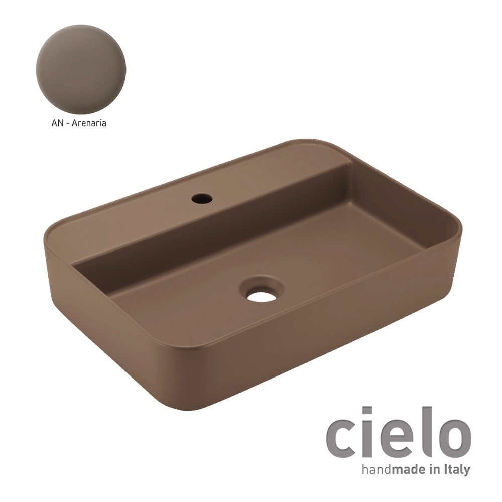Ceramica CIELO Shui Comfort SHCOLARF AN Раковина для ванной комнаты 60*43 см, подвесная - накладная 