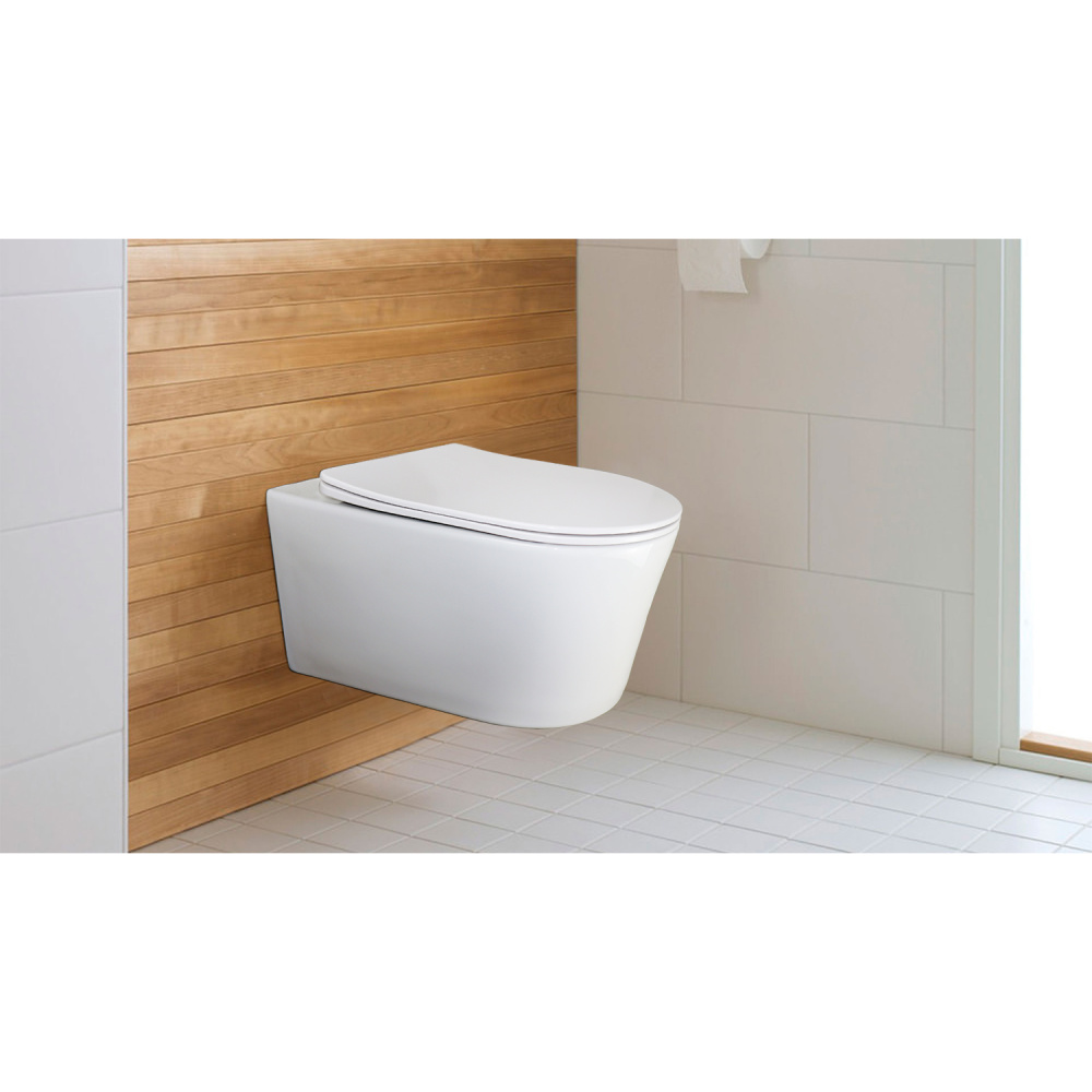 Унитаз подвесной Azario Ollin (AZ-0513R) Белый