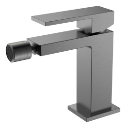 Фото Cмеситель для умывальника Boheme Qubic (476-GM) металл глянец