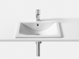 Фото Раковина встраиваемая 50 см Roca Diverta (327114000) белый