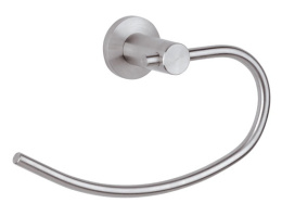 Фото Remer Minimal inox Mi44INOXCR Держатель для полотенца - кольцо 230 мм (матовая нержавеющая сталь)