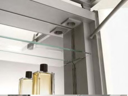 Фото Зеркальный шкаф Keuco Edition 11 21103171201, алюминий