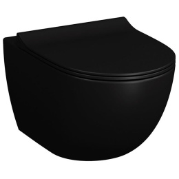 Инсталляция TECE TECEprofil 9300093 с унитазом Vitra Sento 7748B083-0101, крышка микролифт, цвет чер